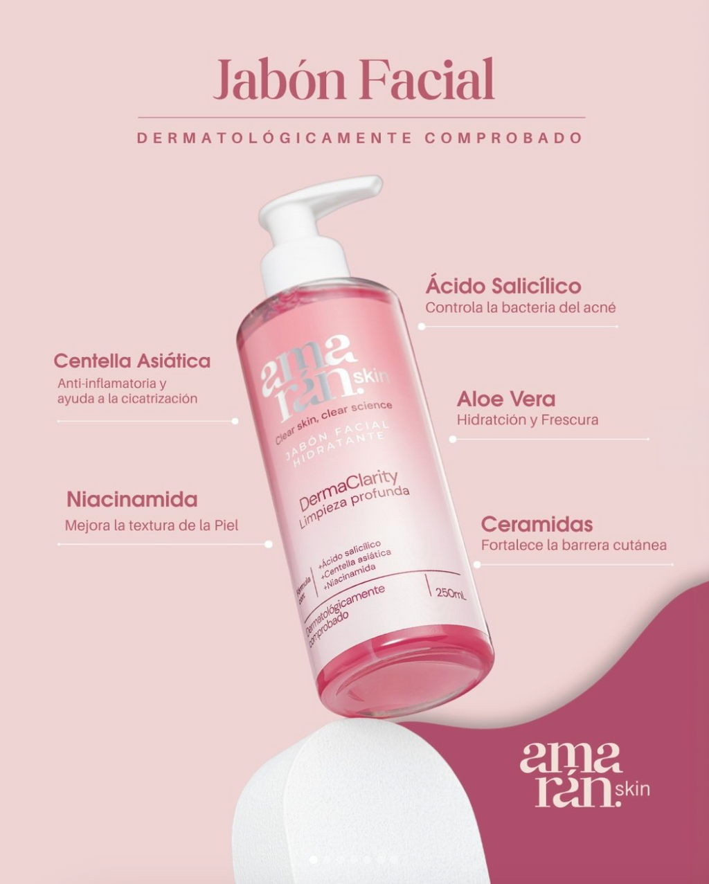 DermaClarity - Jabón facial